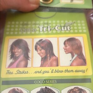 Tri-Cut Hair Extensions - Black and Brown